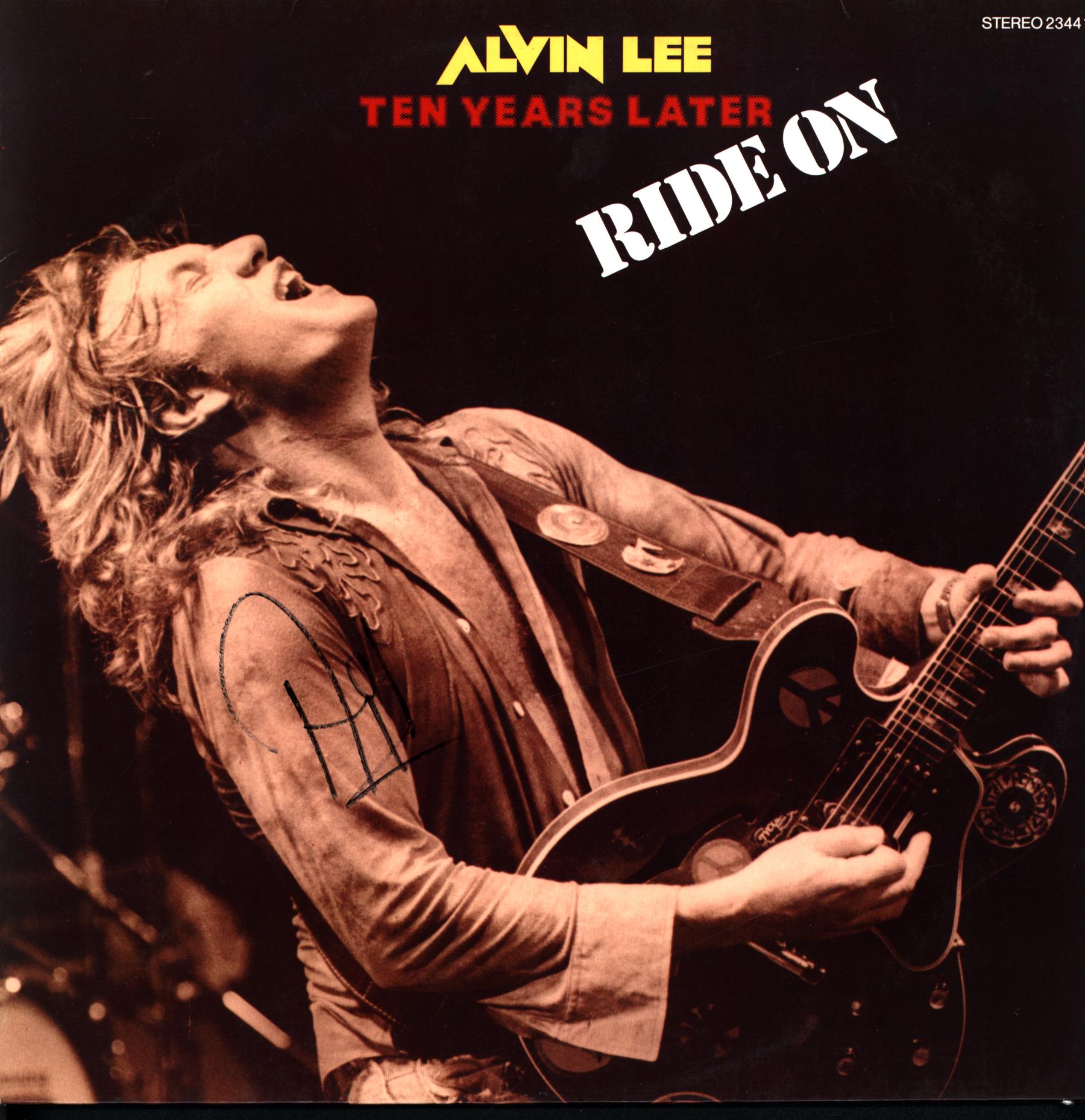 Alvin Lee-Ride On signed-LP Vinyl-1 Alvin Lee-Ride On signed-LP Vinyl