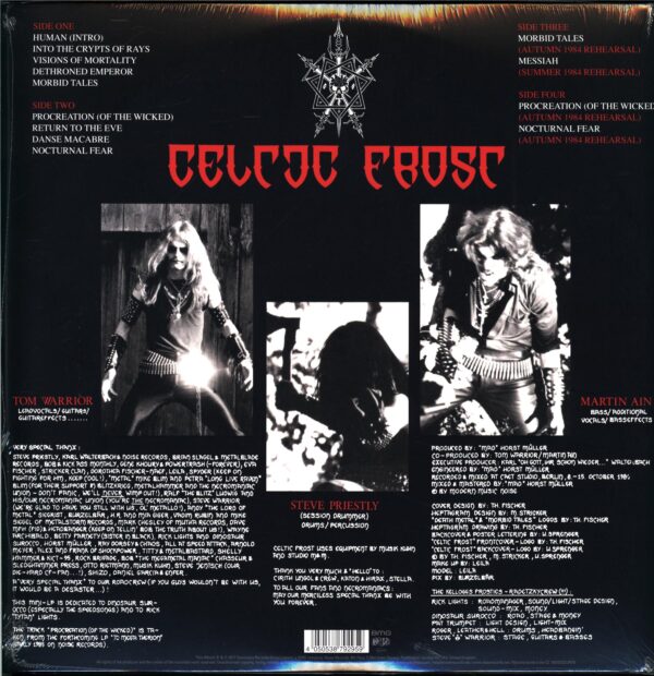 Celtic Frost-Morbid Tales-red LP Vinyl