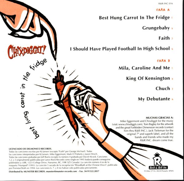 Chixdiggit-Best Hung Carrot In The Fridge-10 Vinyl