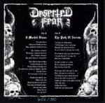 Deserted Fear-A Morbid Vision - The Path Of Sorrow signed-7 Vinyl