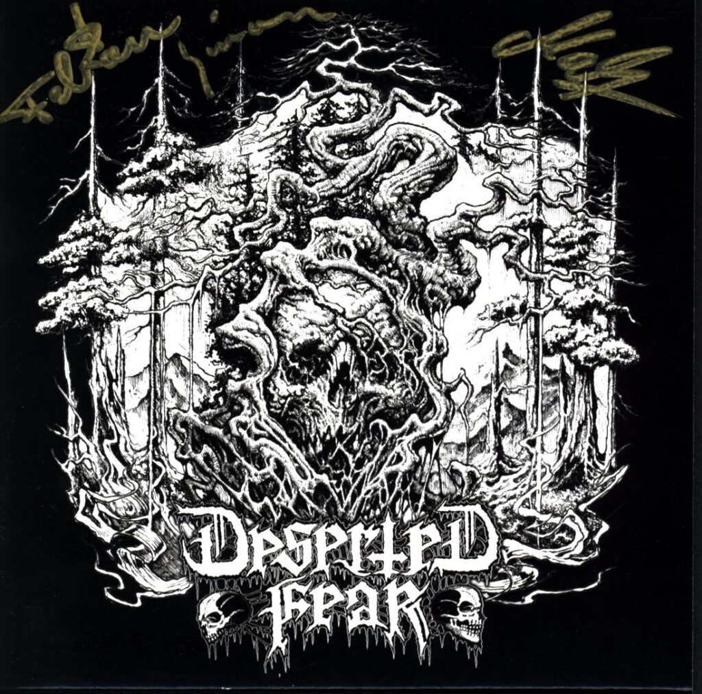 Deserted Fear-Funeral Of The Earth signed-7 Vinyl