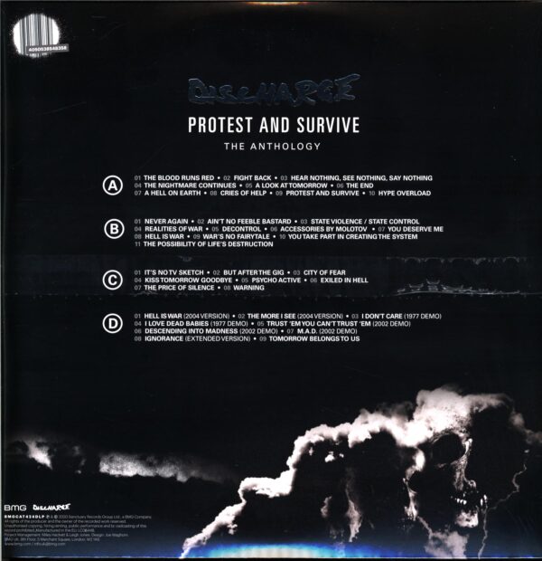 Discharge-Protest And Survive - The Anthology-LP Vinyl black-white splatter