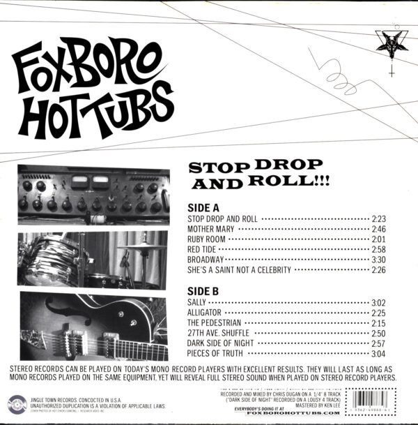 Foxboro Hot Tubs-Stop Drop And Roll!!! US 2008-LP Vinyl