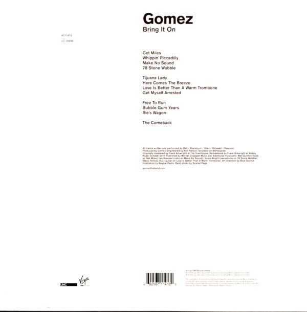 Gomez-Bring It On Reissue EU 2018-LP Vinyl