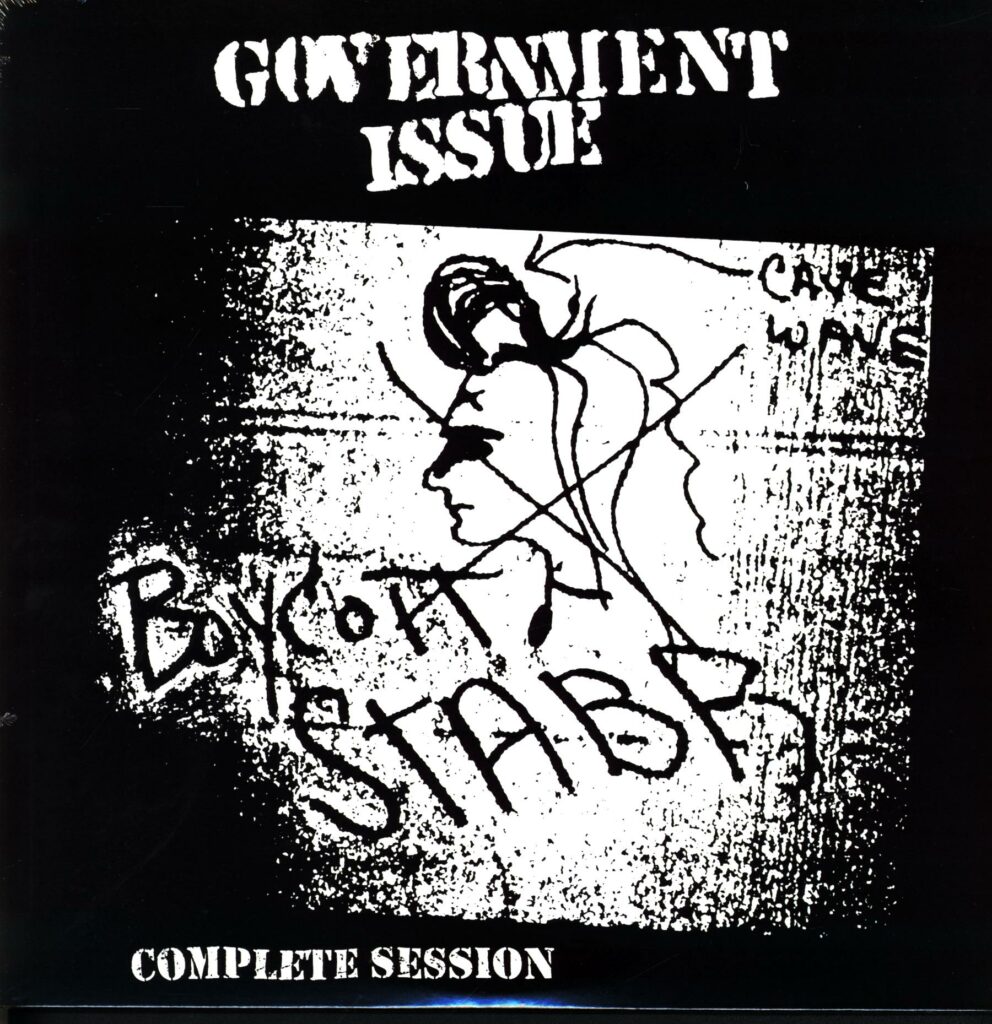 Government Issue-Boycott Stabb Complete Session white-LP Vinyl