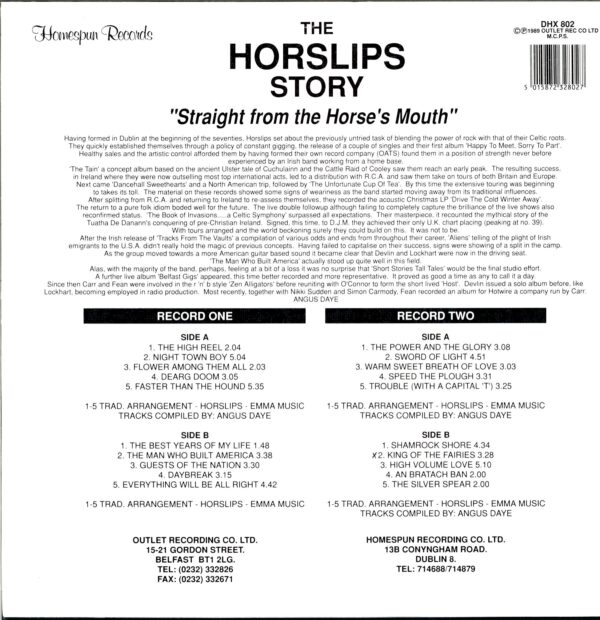 Horslips-The Horslips Story - Straight From The Horse's Mouth-LP Vinyl