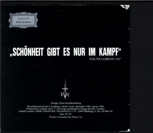 Laibach-Krst Pod Triglavom - Baptism-CD
