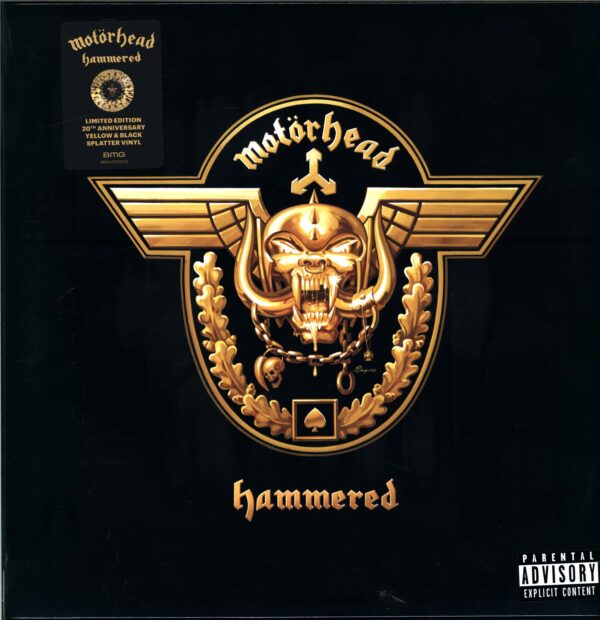 Motörhead-Hammered-splatter LP Vinyl