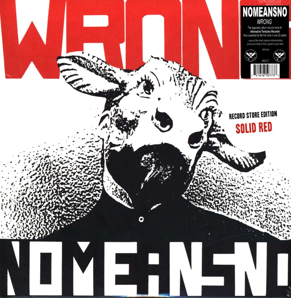 Nomeansno-Wrong Reissue US 2024 red-LP Vinyl