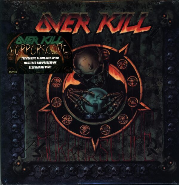 Overkill-Horrorscope-blue marble LP Vinyl