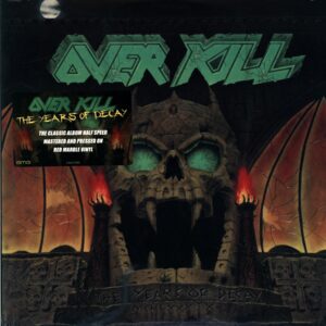 Overkill-The Years Of Decay-red marbled LP Vinyl