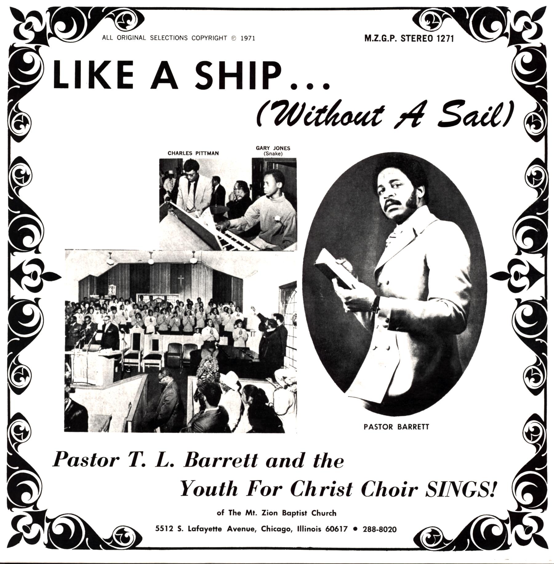 Pastor T. L. Barrett-Like A Ship... (Without A Sail) Reissue US 2017-LP Vinyl-1 Pastor T. L. Barrett-Like A Ship... (Without A Sail) Reissue US 2017-LP Vinyl
