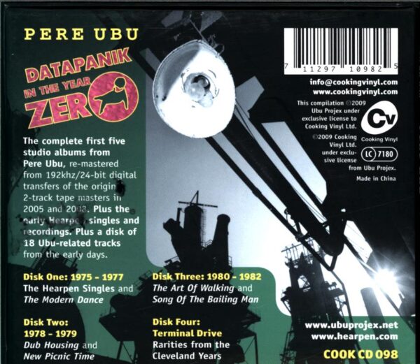 Pere Ubu-Datapanik In The Year Zero-4CD Box