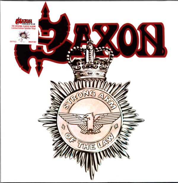 Saxon-Strong Arm Of The Law-splatter LP Vinyl