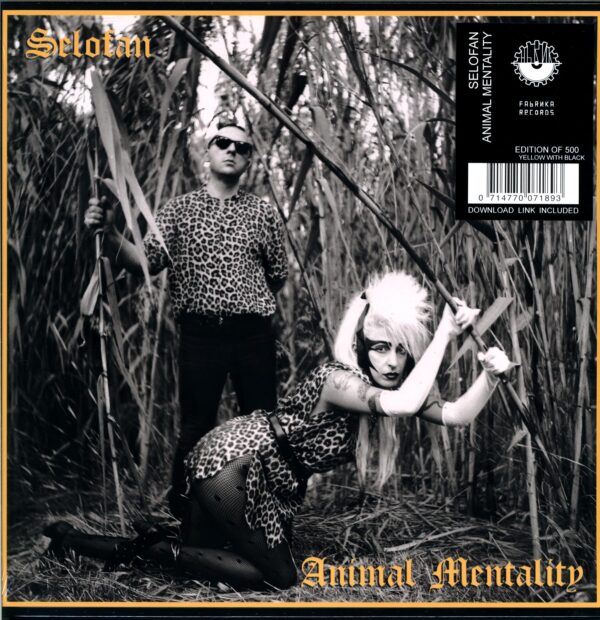 Selofan-Animal Mentality-LP Vinyl yellow-black split