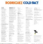 Sixto Rodriguez-Cold Fact 2ndH-LP Vinyl