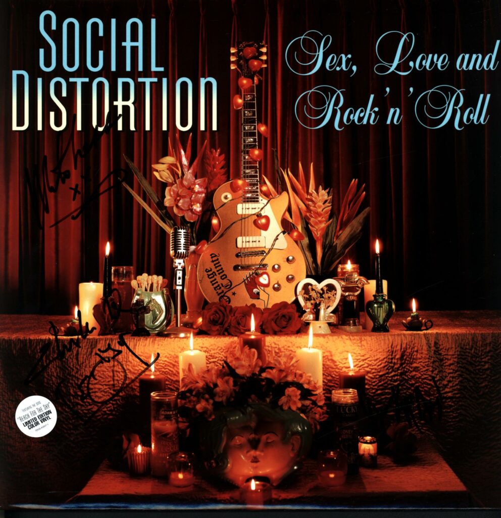 Social Distortion-Sex Love And Rock 'N' Roll US 2004 signed-LP Vinyl