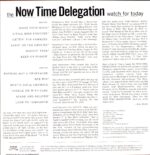 The Now Time Delegation-Watch For Today-LP Vinyl