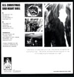 U.S. Christmas-Bad Heart Bull bone with blue splatter-LP Vinyl