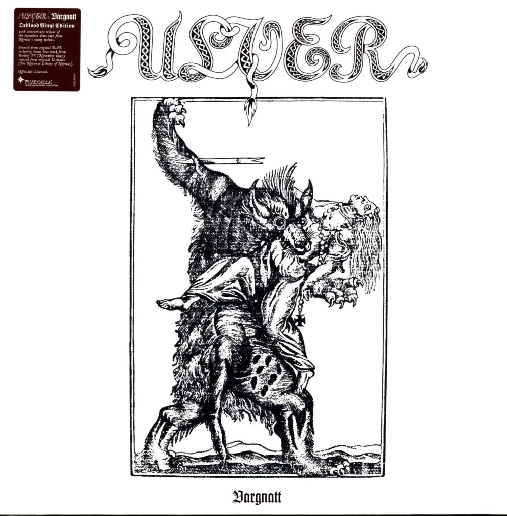 Ulver-Vargnatt oxblood-LP Vinyl