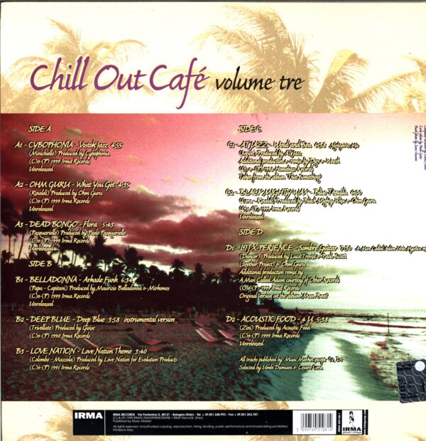 Various-Chill Out Cafe Volume Tre-LP Vinyl