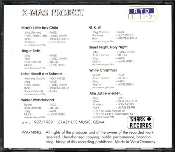 X-Mas Project - X-Mas Project - CD