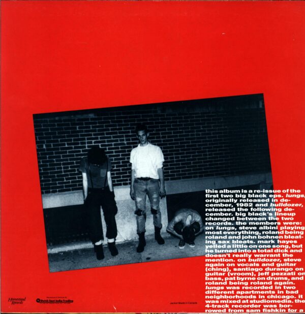 Big Black-The Hammer Party US Reissue-LP Vinyl