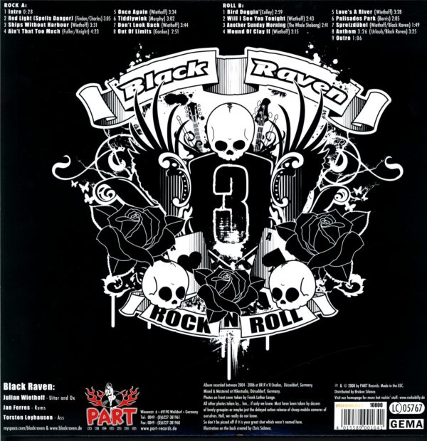 Black Raven-Rock In Threes!-LP Vinyl