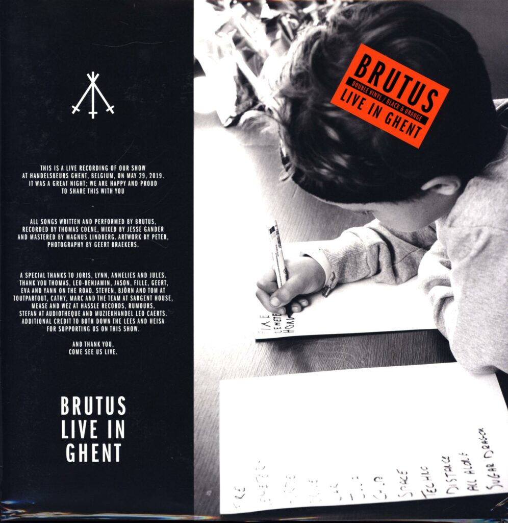 Brutus-Live In Ghent-LP Vinyl orange-black