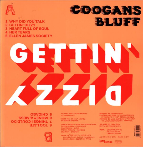 Coogans Bluff-Gettin' Dizzy signed white-LP Vinyl