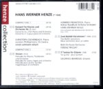 Hans Werner Henze-Konzert Für Klavier Und Orchester Nr. 2 - Tristan-CD