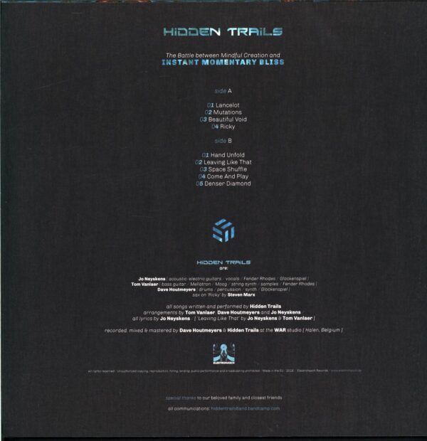 Hidden Trails-The Battle Between Mindful Creation And Instant Momentary Bliss-LP Vinyl