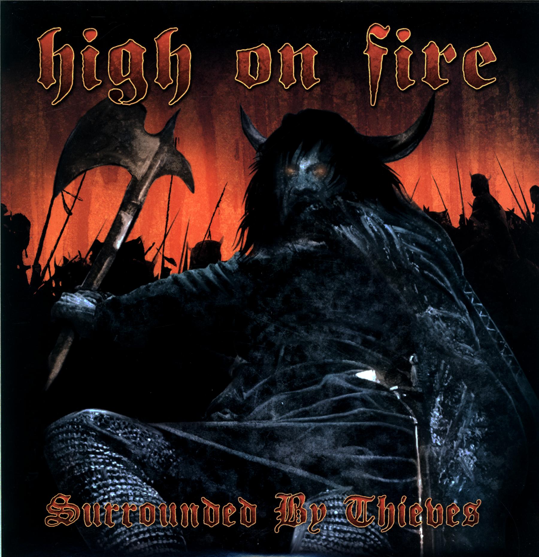 High On Fire-Surrounded By Thieves-gold LP Vinyl-1 High On Fire-Surrounded By Thieves-gold LP Vinyl