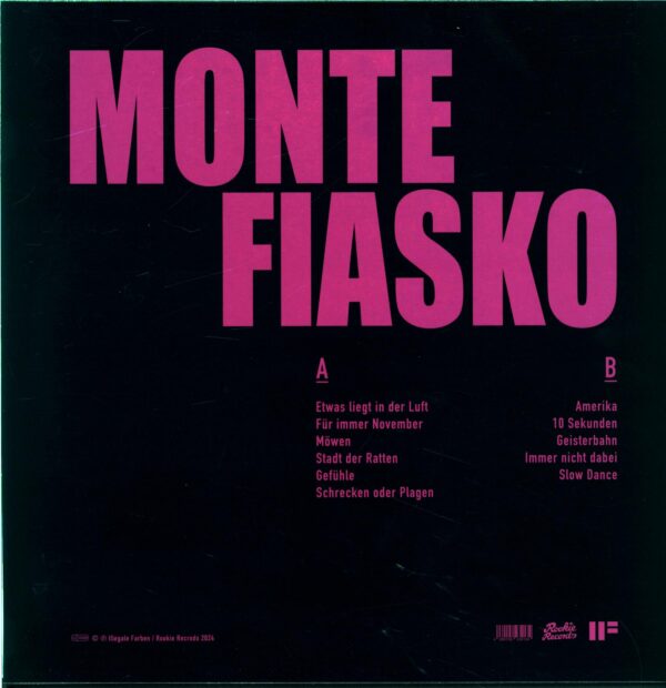 Illegale Farben-Monte Fiasko-pink LP Vinyl