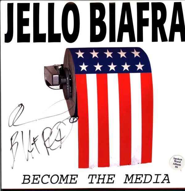 Jello Biafra-Become The Media-red-blue-white LP Vinyl