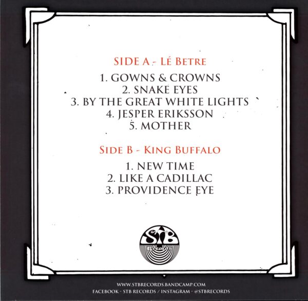 King Buffalo - Lé Betre-Lé Betre - King Buffalo-12 Vinyl