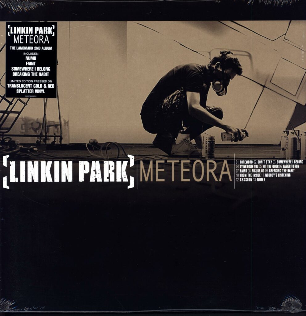 Linkin Park-Meteora-LP Vinyl 2024 Gold-Red Splatter