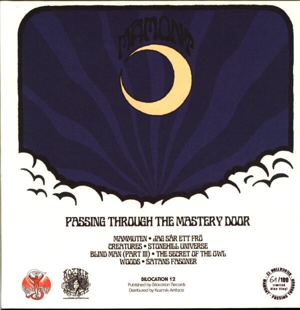 Mamont-Passing Through The Mastery Door-blue LP Vinyl