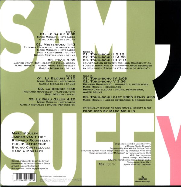 Marc Moulin-Sam Suffy - 40th Anniversary Edition-yellow LP Vinyl