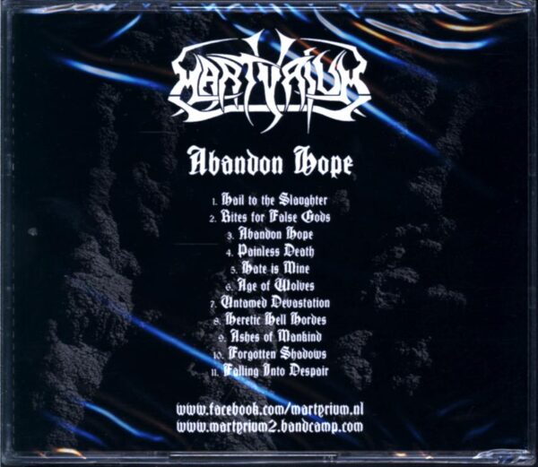 Martyrium-Abandon Hope-CD