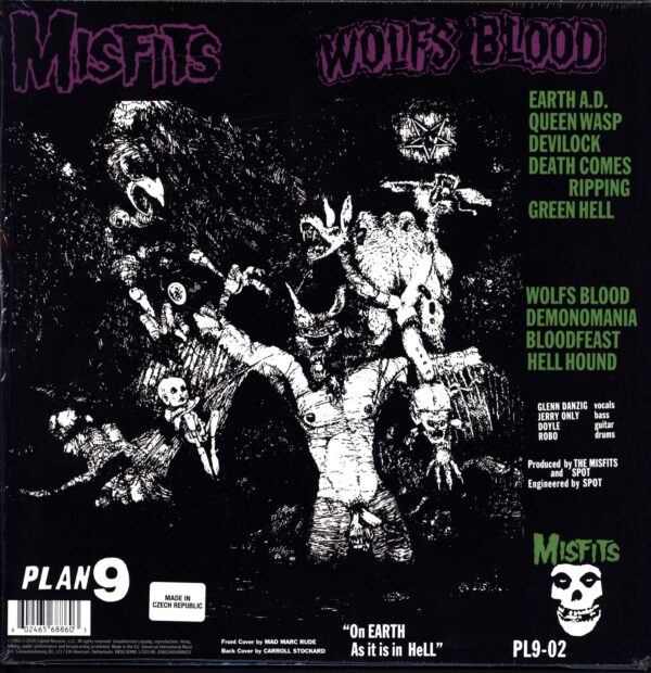 Misfits-Earth A.D. - Wolfs Blood-LP Vinyl RSD Essential purple swirl