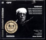 Morton Feldman-Piano And Orchestra - Flute And Orchestra - Oboe And Orchestra - Cello And Orchestra-CD