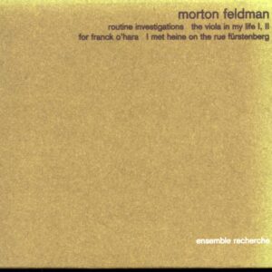 Morton Feldman-Routine Investigations-CD