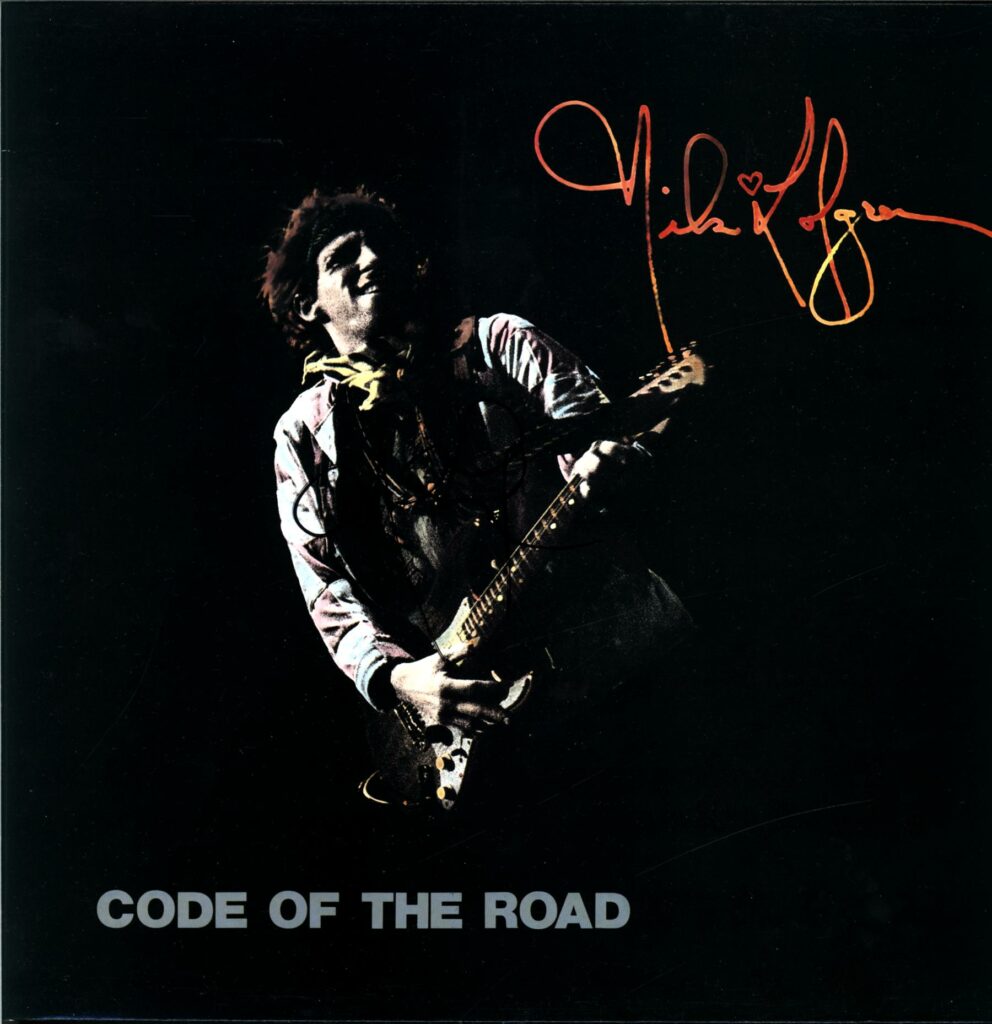 Nils Lofgren-Code Of The Road signed-LP Vinyl