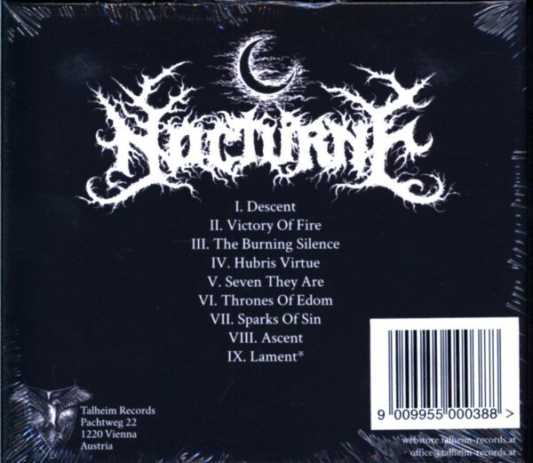 Nocturne-The Burning Silence-CD