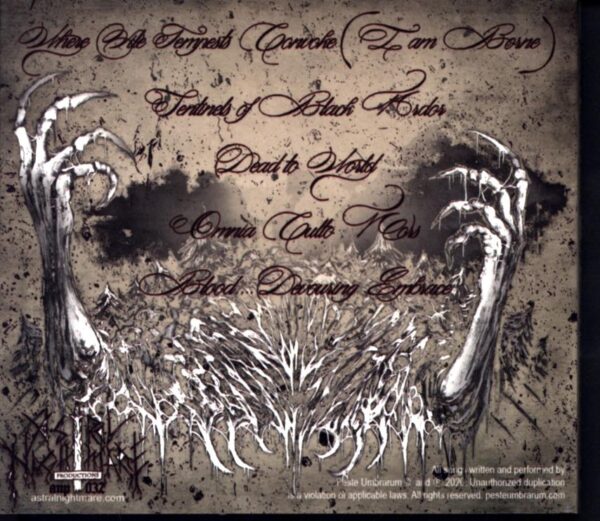 Peste Umbrarum-Night Canticles Of The Ancient Ana’themae-CD