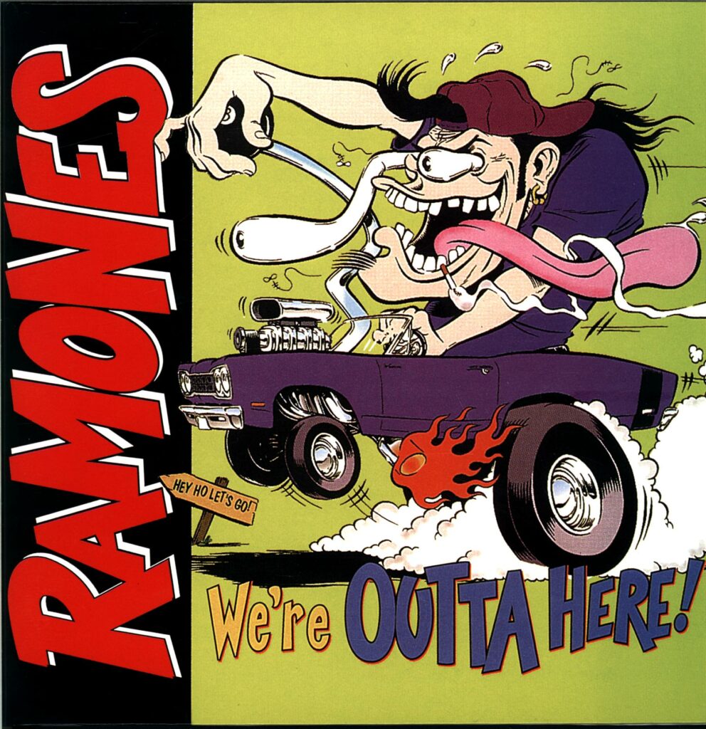Ramones-We're Outta Here!-blue-red-LP Vinyl
