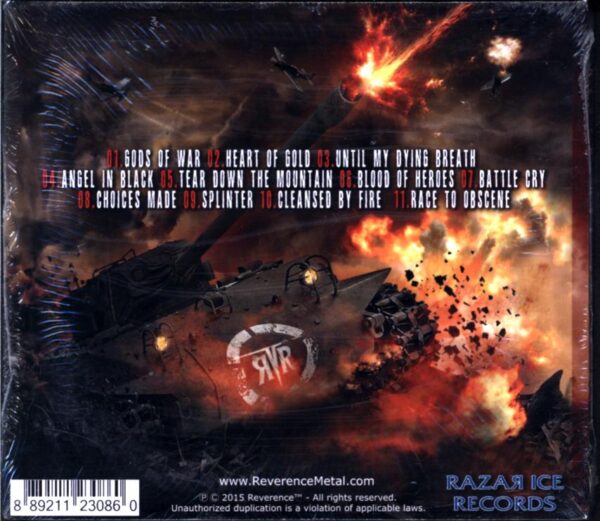 Reverence-Gods Of War-CD