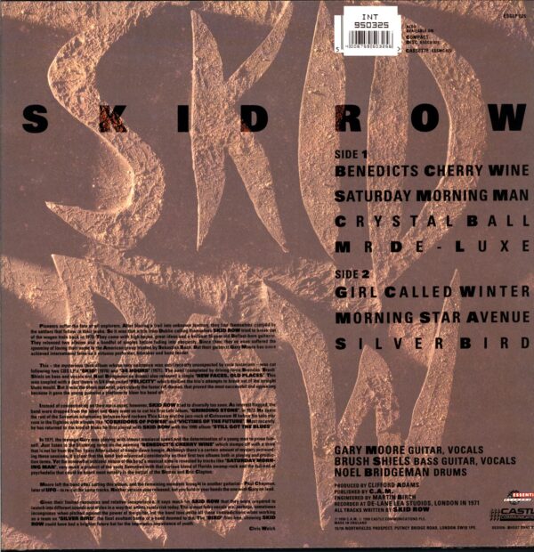 Skid Row (Ireland)-Gary Moore-Brush Shiels-Noel Bridgeman-LP Vinyl