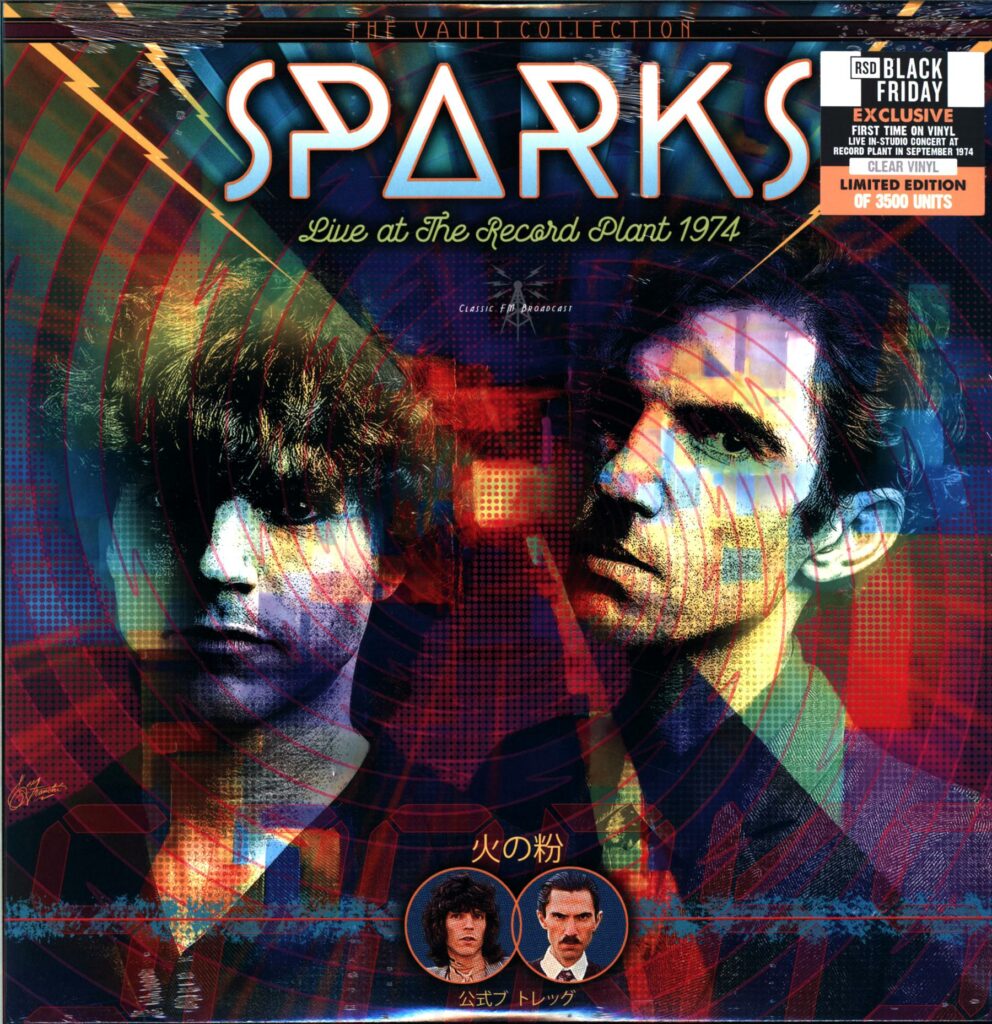 Sparks-Live At The Record Plant 1974-RSD Black Friday 2023-LP Vinyl